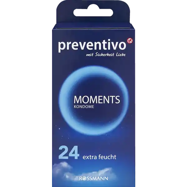 Moments Kondome extra feucht von preventivo