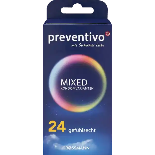 Mixed Kondomvarianten gefühlsecht von preventivo