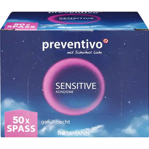 Sensitive Kondome Box von preventivo