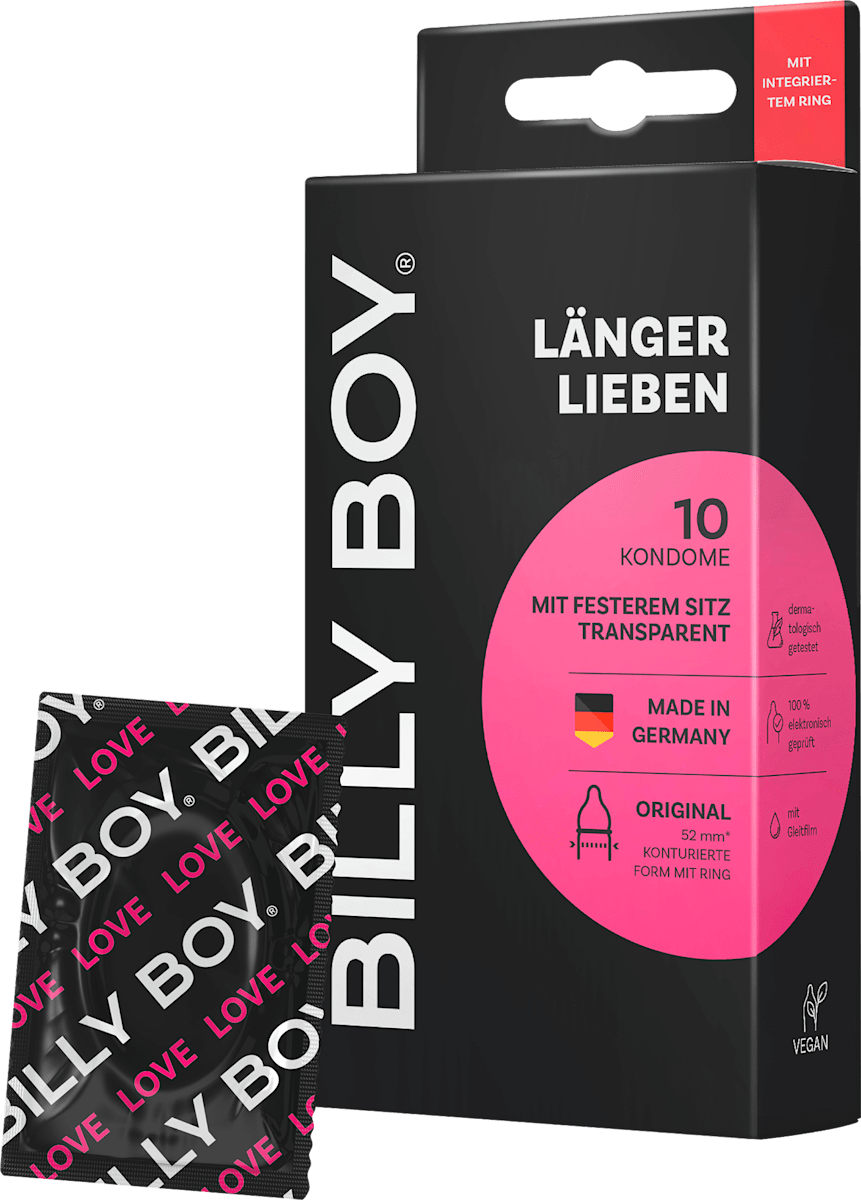 Kondome Länger Lieben, Breite 52 mm BILLY BOY