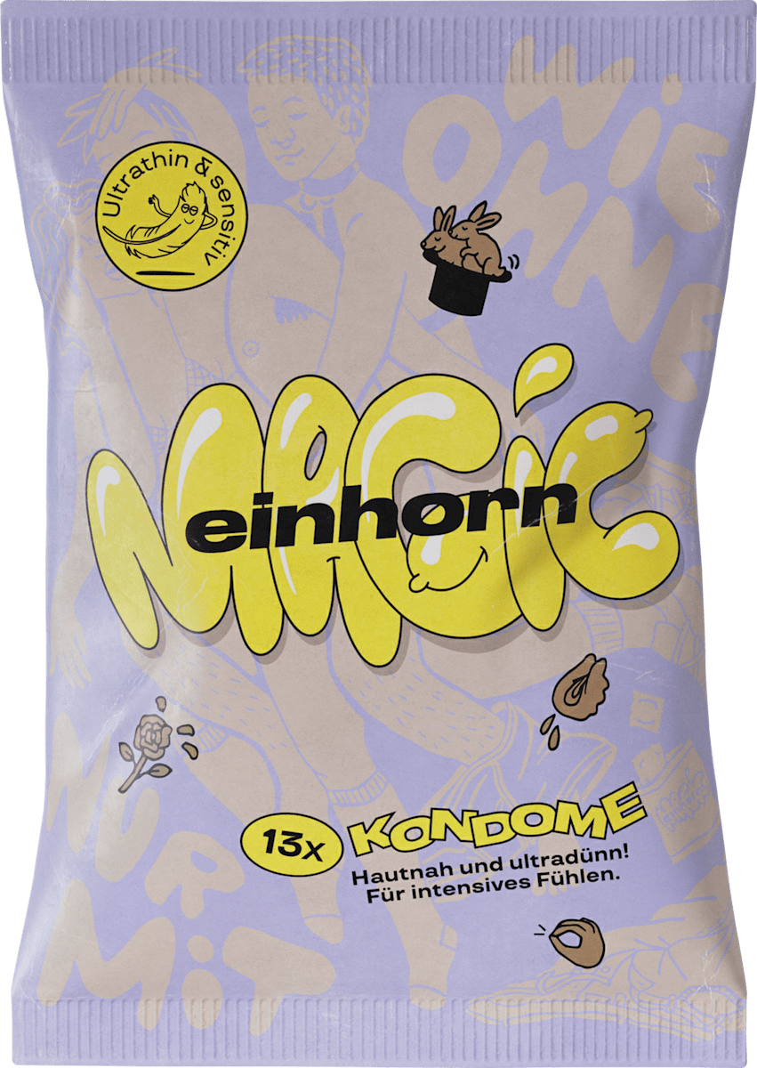 Kondome Magic ultradünn, Breite 53 mm  einhorn