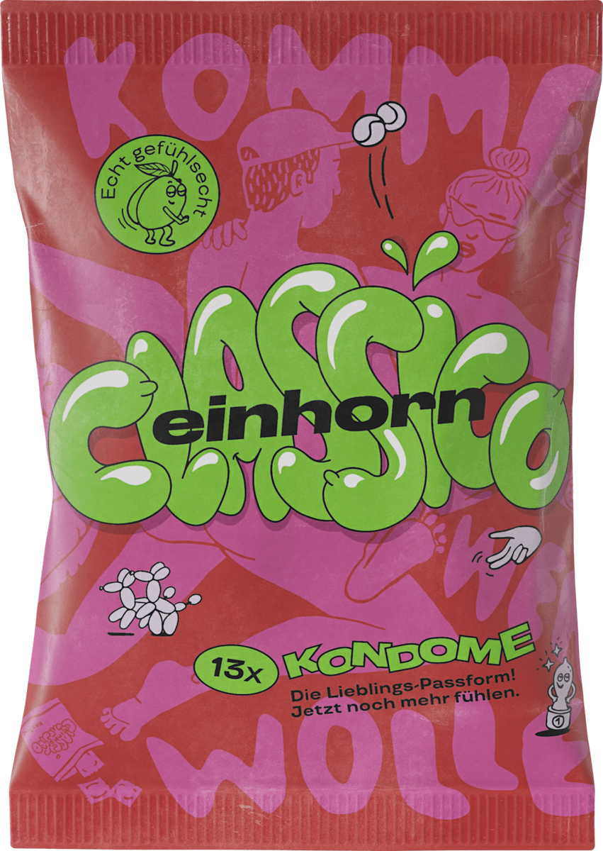 Kondome Classico, Breite 54 mm einhorn