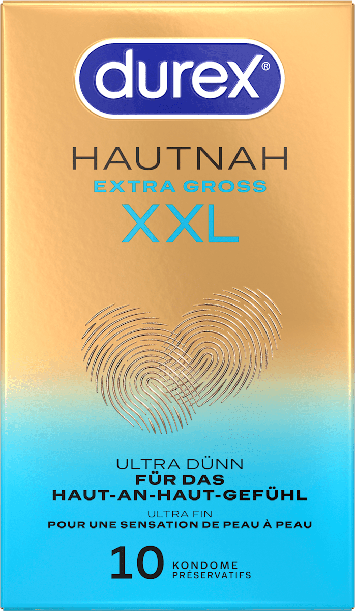Kondome Hautnah Extra Groß, Breite 60mm Durex