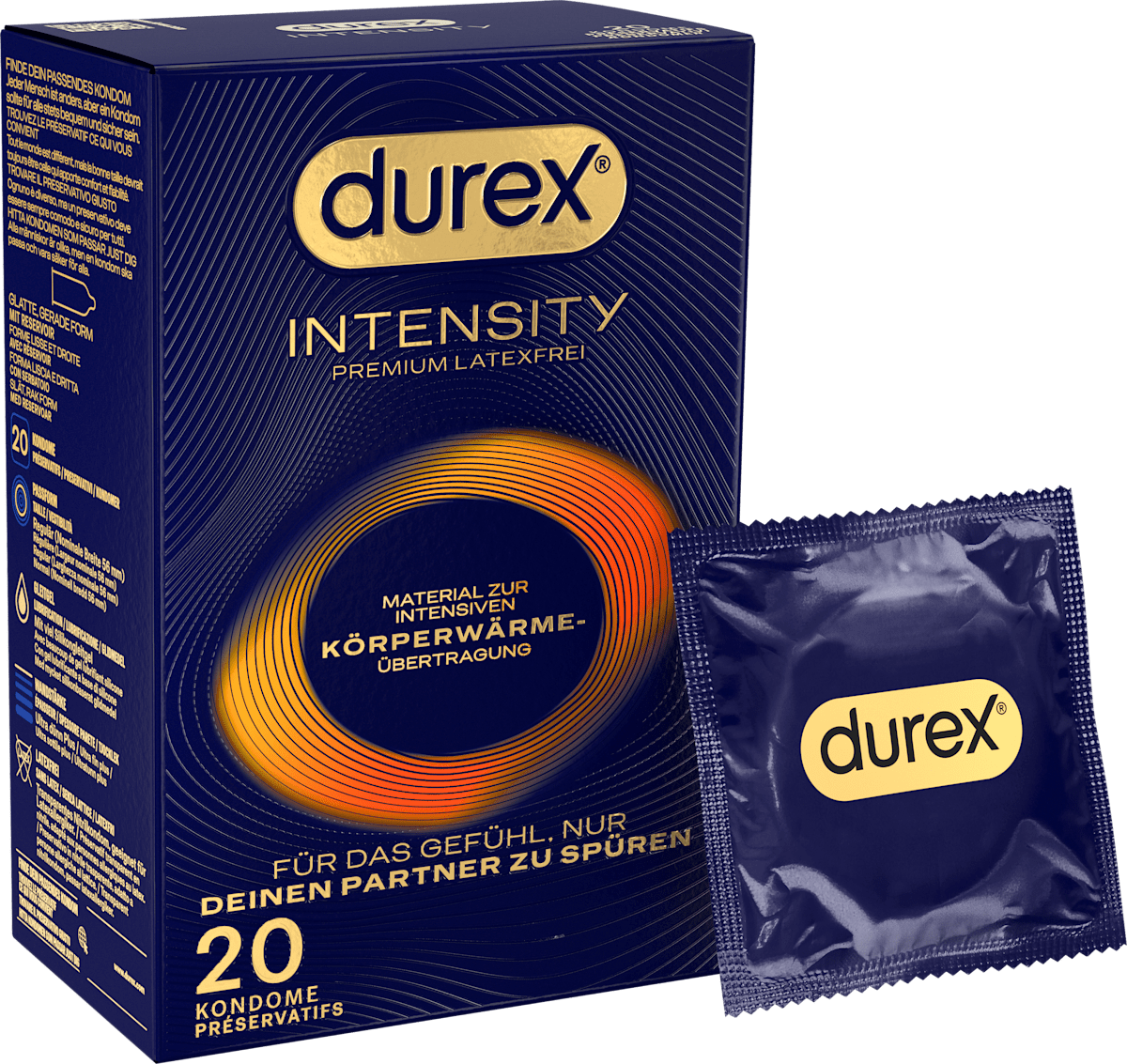 Kondome Intensity, Breite 56mm Durex